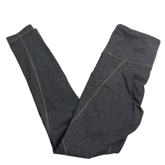 Athleta Salutation Stash High Rise 7/8 Leggings Heathered Grey Small - Picture 2 of 7